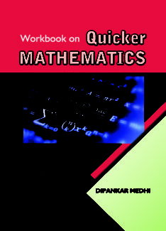 Quicker Mathematice Fornt Cover